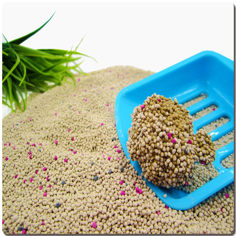 best clumping cat litter Ball shape bentonite cat litter low dust kitty litter 0.5-1.5mm